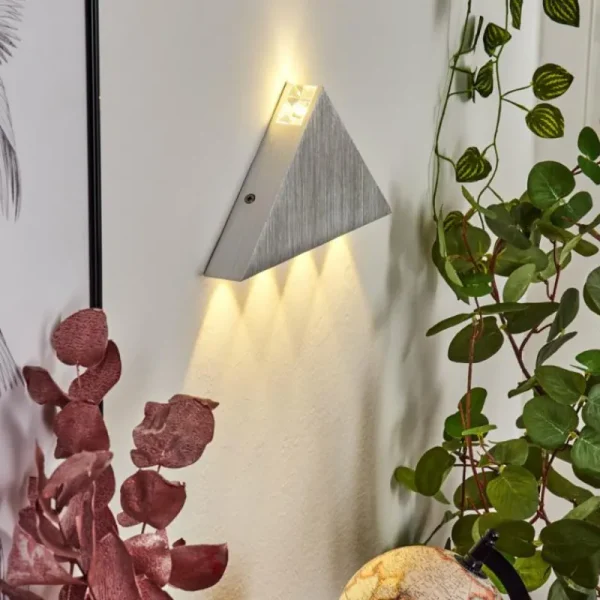 hofstein Applique murale Tapurai LED Argenté, 1 lumière* Lampes Modernes