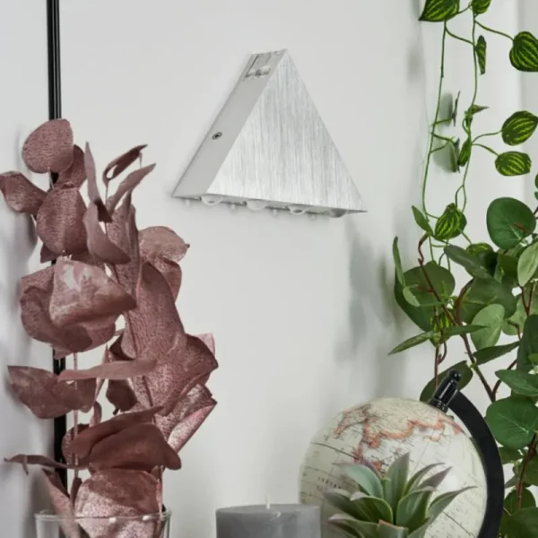 hofstein Applique murale Tapurai LED Argenté, 1 lumière* Lampes Modernes