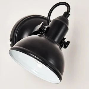 hofstein Applique murale Tina Noir, 1 lumière* Lampes Modernes