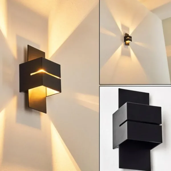 hofstein Applique murale Tora Noir, 1 lumière* Lampes Modernes