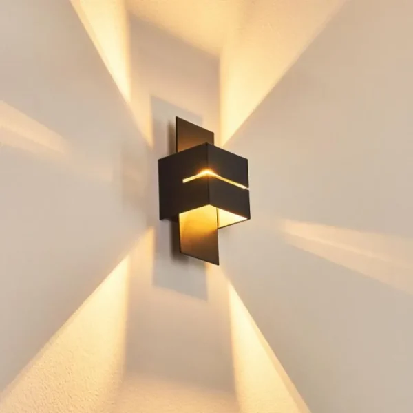 hofstein Applique murale Tora Noir, 1 lumière* Lampes Modernes