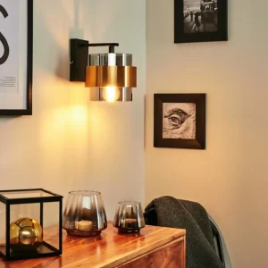 hofstein Applique murale Traak Noir, 1 lumière* Lampes Modernes