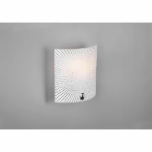 Luminaires Trio Applique murale Trio Elisa Chrome, 1 lumière* Lampes En Verre
