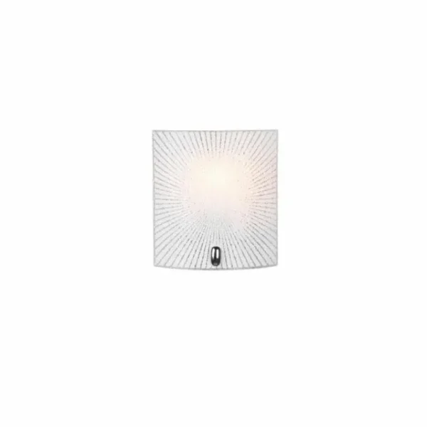 Luminaires Trio Applique murale Trio Elisa Chrome, 1 lumière* Lampes En Verre