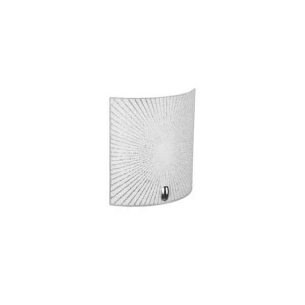 Luminaires Trio Applique murale Trio Elisa Chrome, 1 lumière* Lampes En Verre