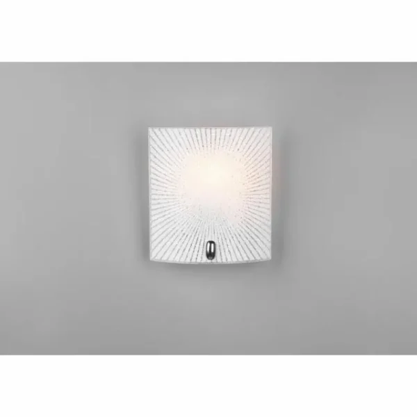 Luminaires Trio Applique murale Trio Elisa Chrome, 1 lumière* Lampes En Verre