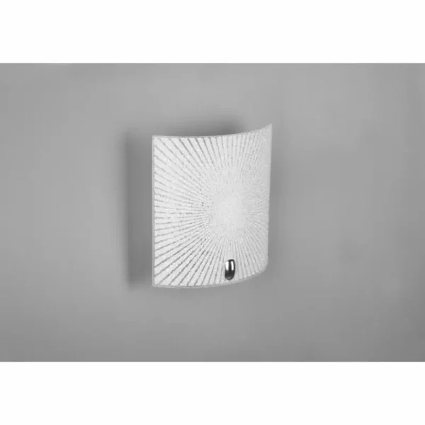Luminaires Trio Applique murale Trio Elisa Chrome, 1 lumière* Lampes En Verre