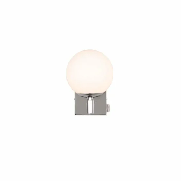 Luminaires Trio Applique murale Trio KULA Chrome, 1 lumière* Lampes En Verre
