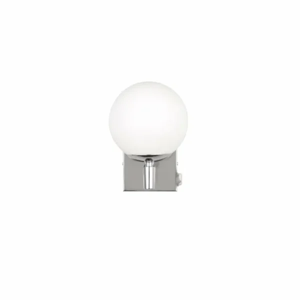 Luminaires Trio Applique murale Trio KULA Chrome, 1 lumière* Lampes En Verre