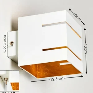 hofstein Applique murale Varco Blanc, 1 lumière* Lampes Modernes