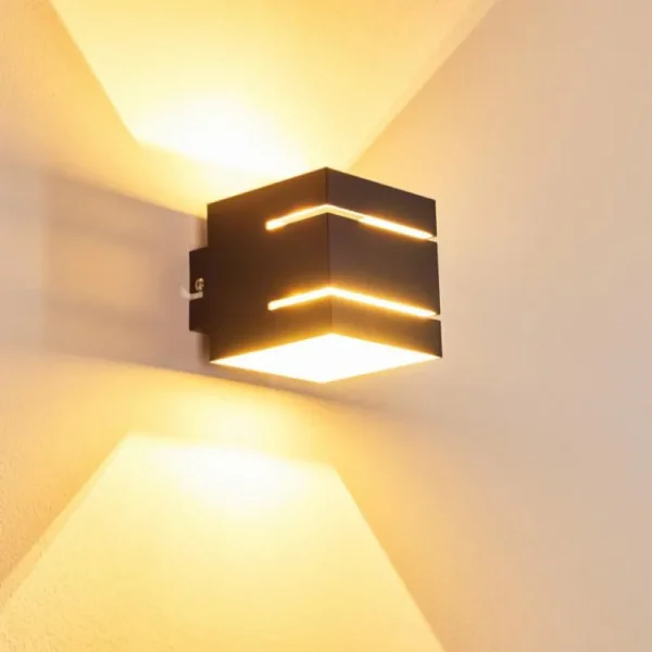 hofstein Applique murale Varco Noir, 1 lumière* Lampes Modernes