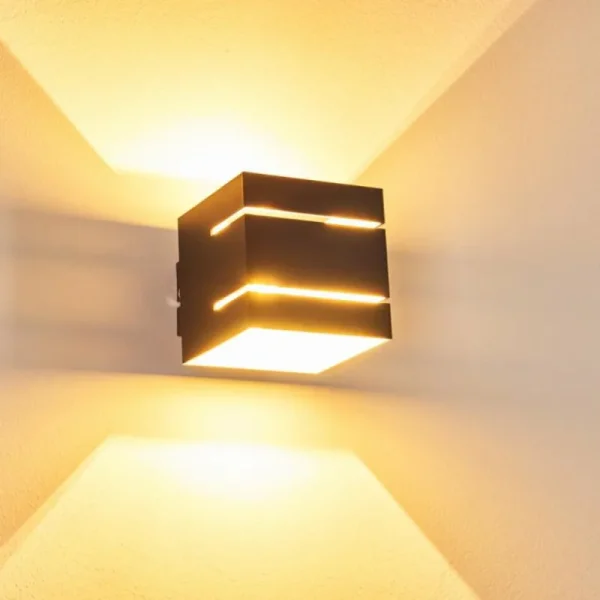 hofstein Applique murale Varco Noir, 1 lumière* Lampes Modernes