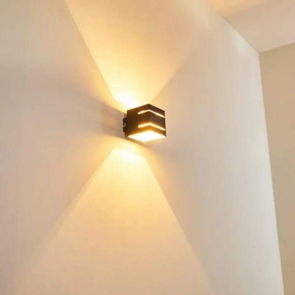 hofstein Applique murale Varco Noir, 1 lumière* Lampes Modernes