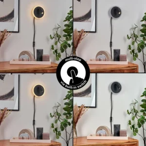hofstein Applique murale Viata LED Noir, Blanc, 2 lumières* Lampes Modernes