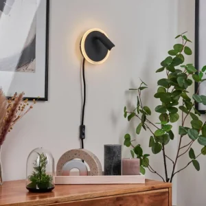 hofstein Applique murale Viata LED Noir, Blanc, 2 lumières* Lampes Modernes