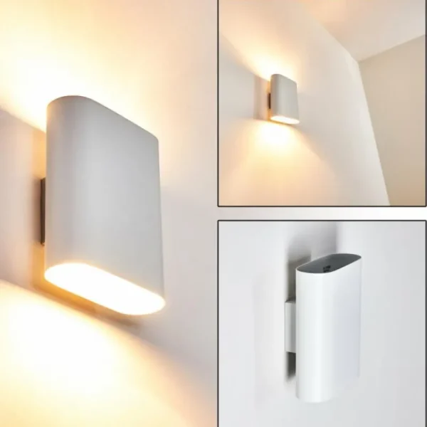 hofstein Applique murale Vion Blanc, 2 lumières* Lampes Modernes