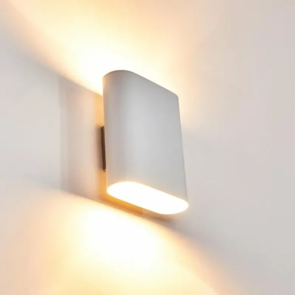 hofstein Applique murale Vion Blanc, 2 lumières* Lampes Modernes