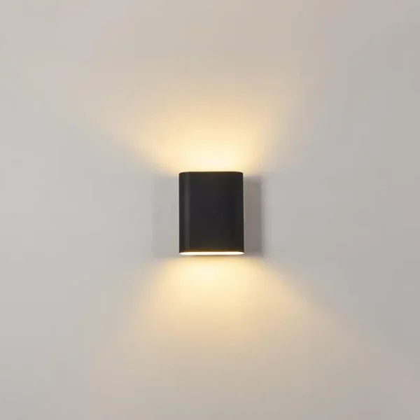 hofstein Applique murale Vion Noir, 2 lumières* Lampes Modernes