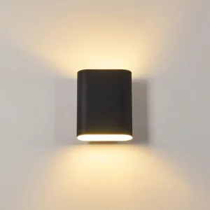 hofstein Applique murale Vion Noir, 2 lumières* Lampes Modernes