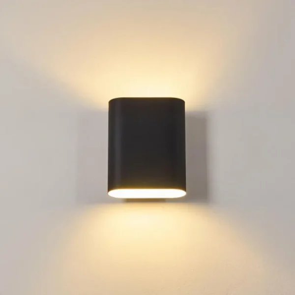 hofstein Applique murale Vion Noir, 2 lumières* Lampes Modernes