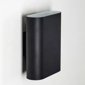 hofstein Applique murale Vion Noir, 2 lumières* Lampes Modernes
