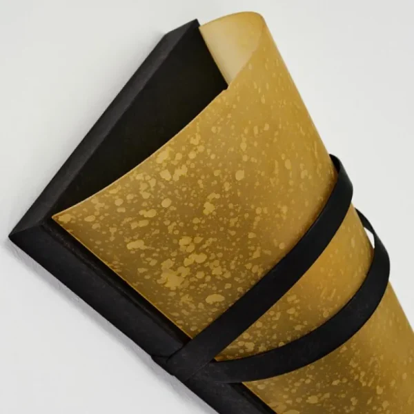 hofstein Applique murale Voume Rouille, Noir, 1 lumière* Lampes En Verre