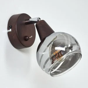 hofstein Applique murale Warga LED Bronze, 1 lumière* Lampes Modernes