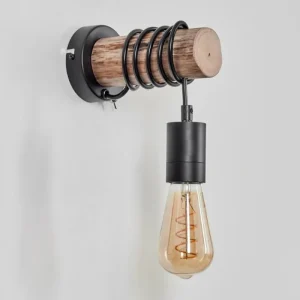 hofstein Applique murale Yaak Écru, Noir, 1 lumière* Lampes Modernes