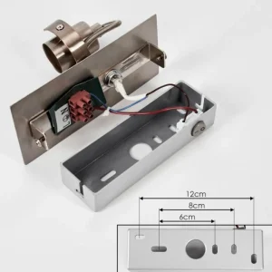 hofstein Applique murale Yometchen LED Nickel mat, 1 lumière* Lampes Modernes