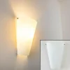 hofstein Applique murale Zera Aluminium, Blanc, 1 lumière* Lampes En Verre
