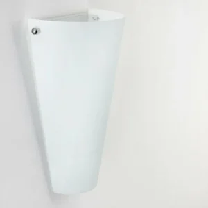 hofstein Applique murale Zera Aluminium, Blanc, 1 lumière* Lampes En Verre
