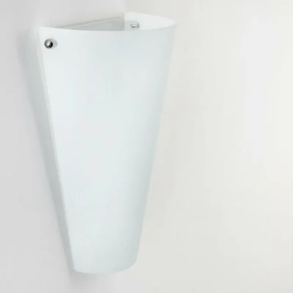 hofstein Applique murale Zera Aluminium, Blanc, 1 lumière* Lampes En Verre