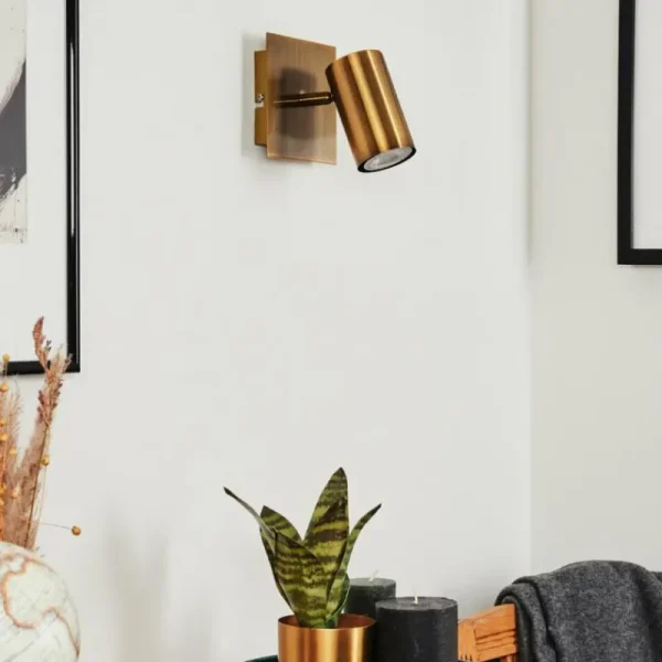 hofstein Applique murale Zuoz Vieux laiton, 1 lumière* Lampes Modernes