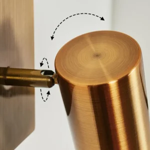 hofstein Applique murale Zuoz Vieux laiton, 1 lumière* Lampes Modernes