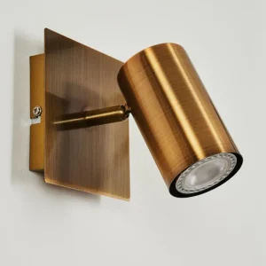 hofstein Applique murale Zuoz Vieux laiton, 1 lumière* Lampes Modernes
