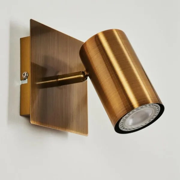 hofstein Applique murale Zuoz Vieux laiton, 1 lumière* Lampes Modernes