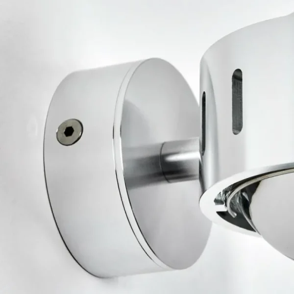 hofstein Applique Sapri Chrome brossé, 1 lumière* Lampes En Verre