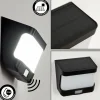 hofstein applique solaire Colchagua LED Noir, Blanc, 1 lumière, Détecteur de mouvement* Lampes Modernes