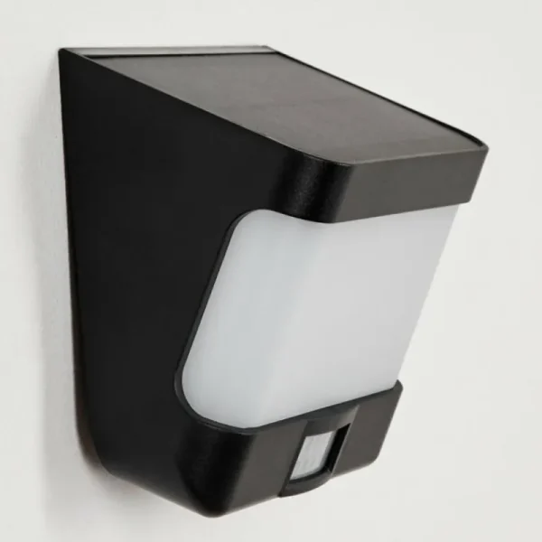 hofstein applique solaire Colchagua LED Noir, Blanc, 1 lumière, Détecteur de mouvement* Lampes Modernes