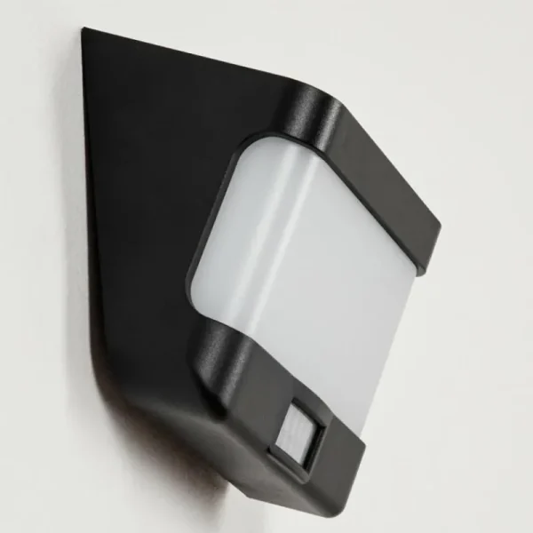hofstein applique solaire Colchagua LED Noir, Blanc, 1 lumière, Détecteur de mouvement* Lampes Modernes