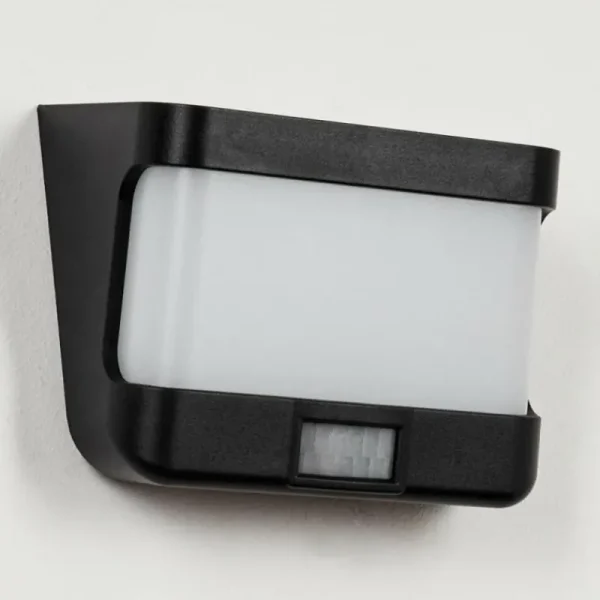 hofstein applique solaire Colchagua LED Noir, Blanc, 1 lumière, Détecteur de mouvement* Lampes Modernes