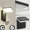 hofstein applique solaire Lonquimai LED Noir, 1 lumière, Détecteur de mouvement* Lampes Modernes