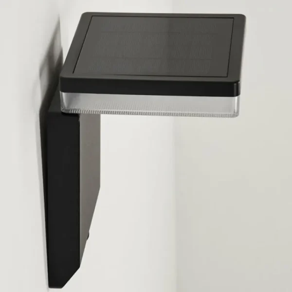 hofstein applique solaire Lonquimai LED Noir, 1 lumière, Détecteur de mouvement* Lampes Modernes