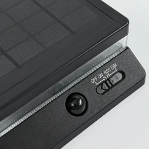 hofstein applique solaire Lonquimai LED Noir, 1 lumière, Détecteur de mouvement* Lampes Modernes