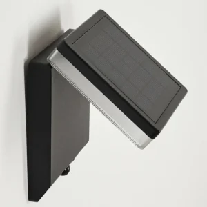 hofstein applique solaire Lonquimai LED Noir, 1 lumière, Détecteur de mouvement* Lampes Modernes