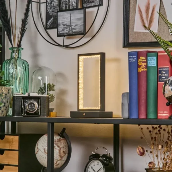 hofstein Arufe Lampe à poser LED Noir, 1 lumière* Lampes Modernes