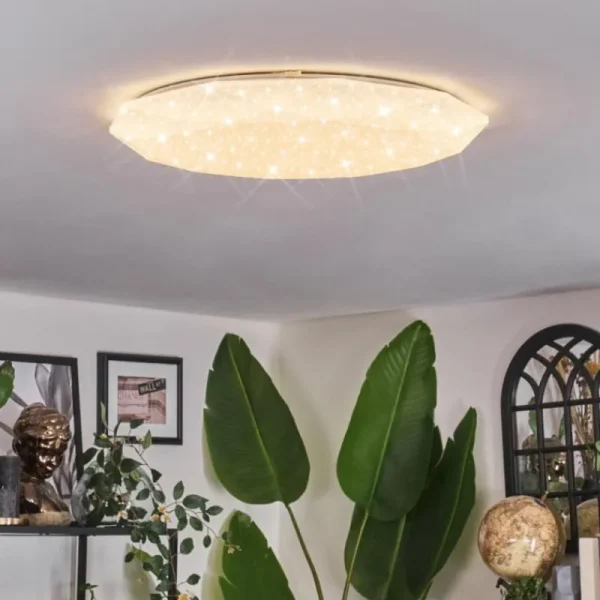hofstein Arzel Plafonnier LED Blanc, 1 lumière* Lampes Modernes