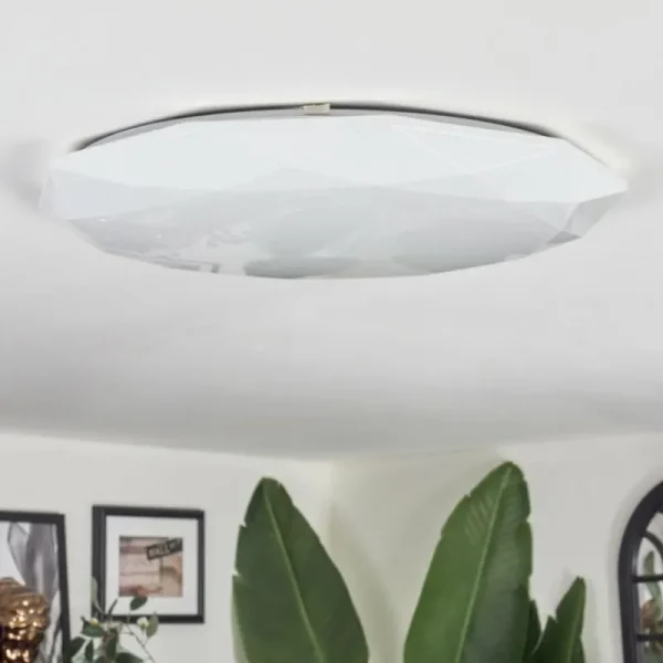 hofstein Arzel Plafonnier LED Blanc, 1 lumière* Lampes Modernes