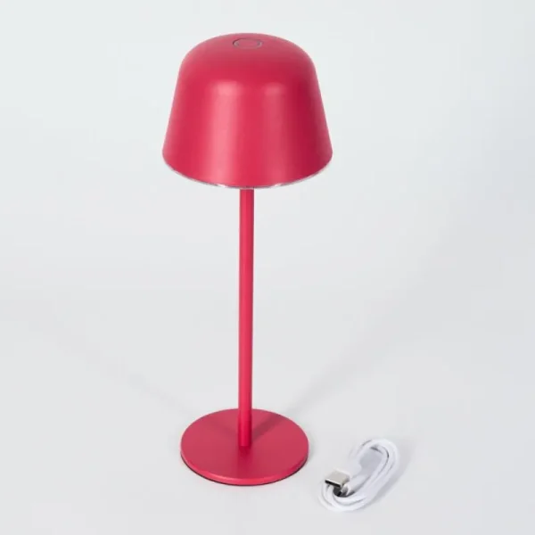 hofstein Asen Lampe de table d'extérieur, Lampe à poser LED Rose, 1 lumière* Lampes Modernes