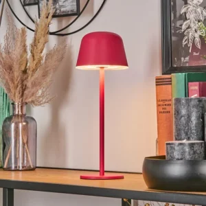 hofstein Asen Lampe de table d'extérieur, Lampe à poser LED Rose, 1 lumière* Lampes Modernes